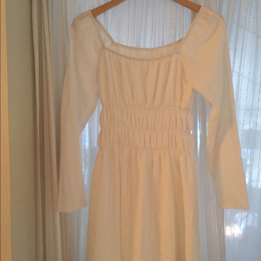 Reformation white clemence dress